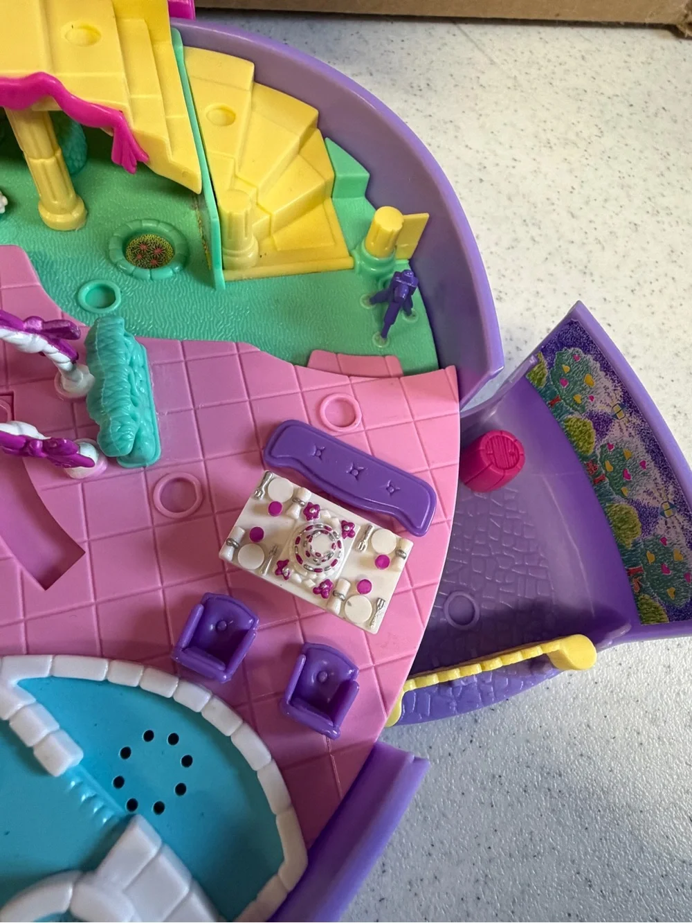 Vtg Polly Pocket 1994 Wonderful Wedding Party Incomplete Music Not Working